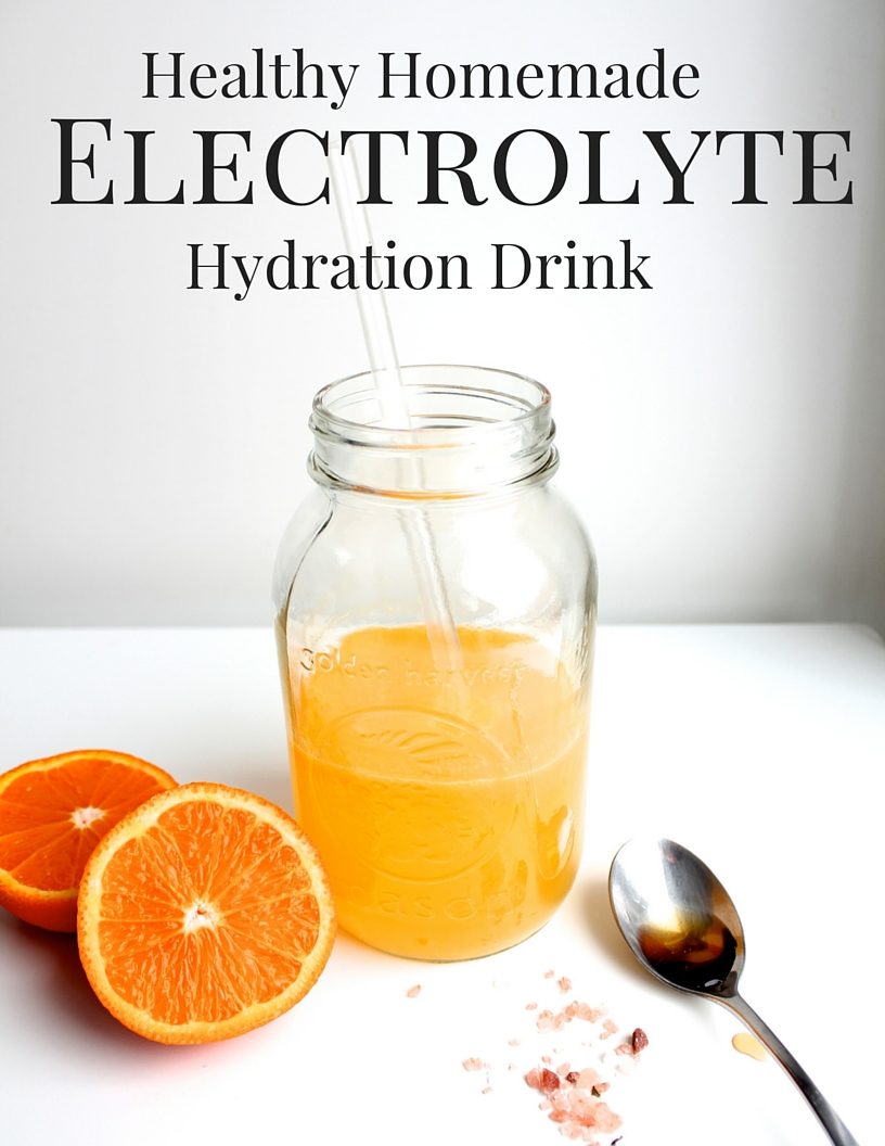 Homemade Electrolyte Drink - Strong Mom